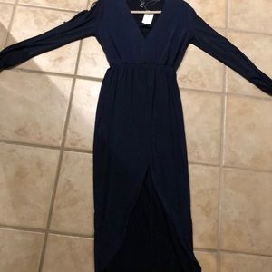 Mid Length Blue Dress